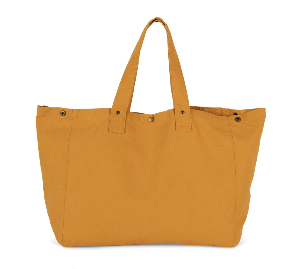 KI3208 - Shopper van verwassen katoen - Washed Sunflower
