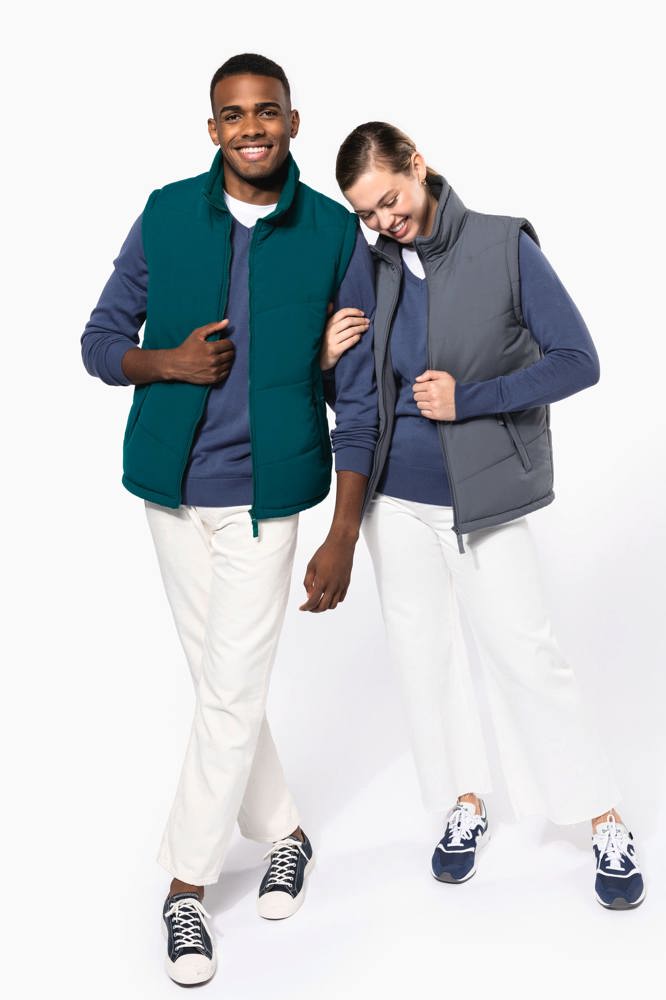 K6118 - Met fleece gevoerde bodywarmer