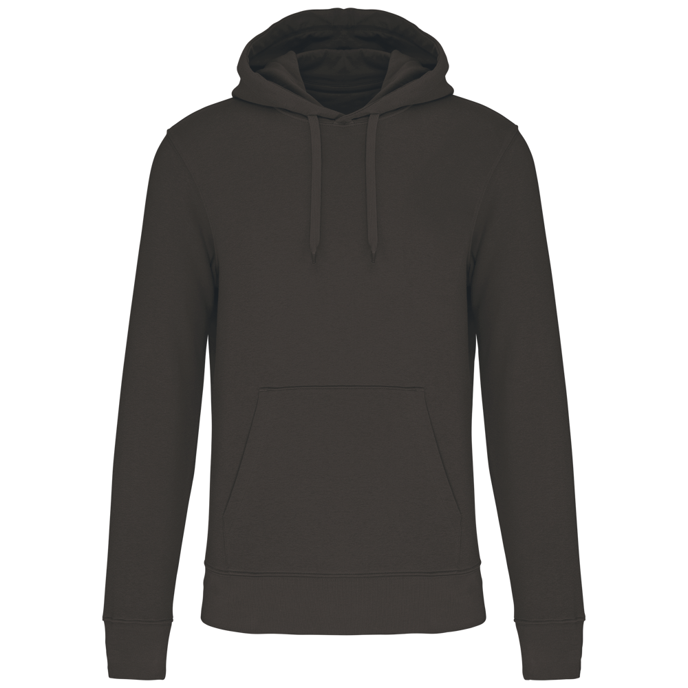- Ecologische herensweater met capuchon - Dark Grey