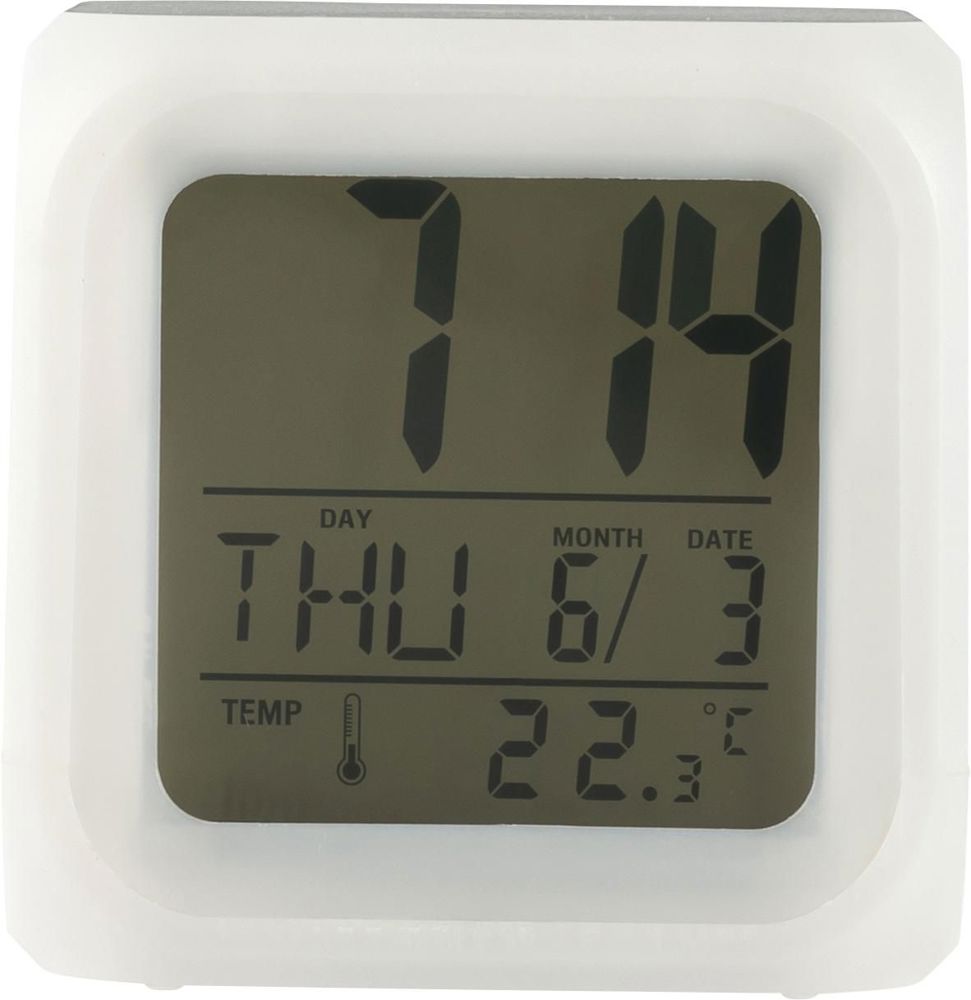 HIPS alarmklok Leona - Wit