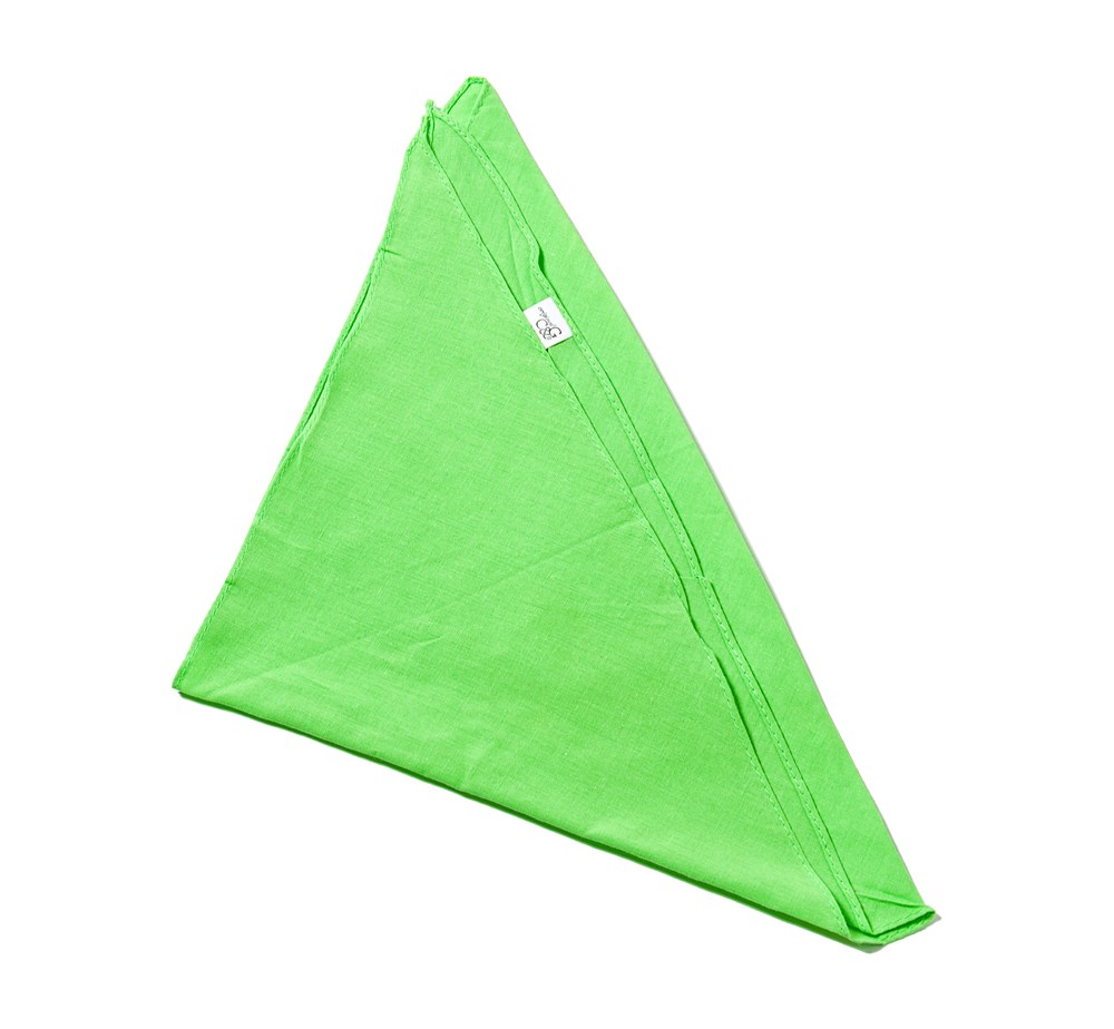 P830 - Bandana driehoek - Limoengroen