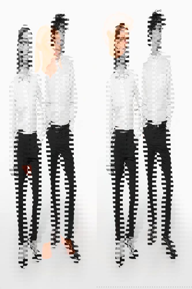 K538C - Dames non-iron blouse lange mouwen