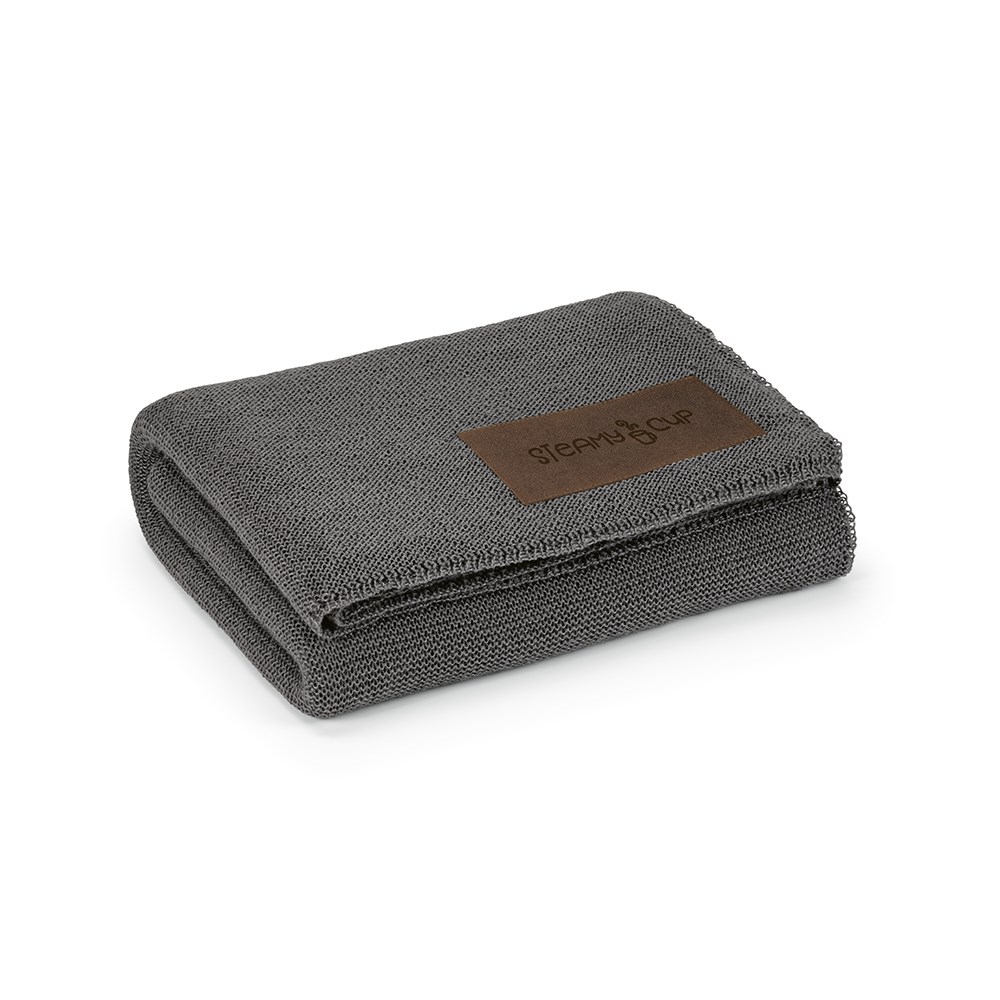 Mondriaan deken rPET 270 grams - Donkergrijs