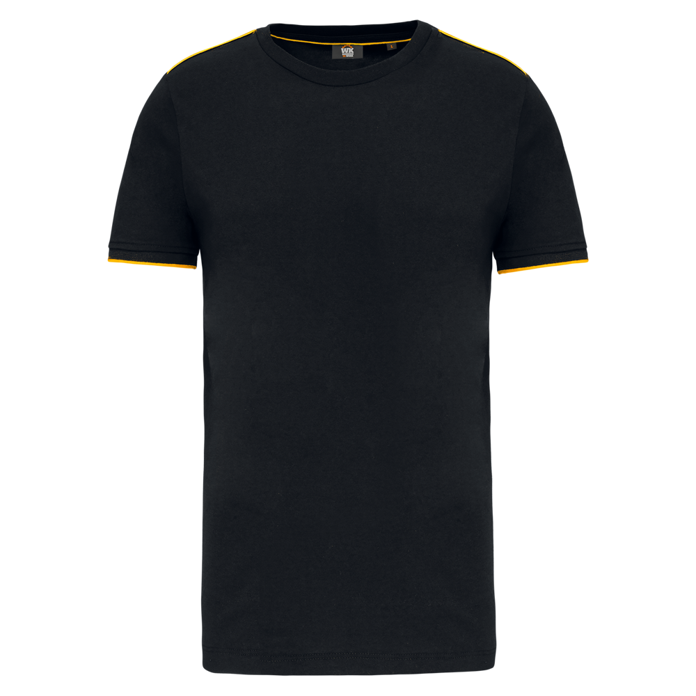 WK3020 - T-shirt Day To Day korte mouwen - Black / Yellow
