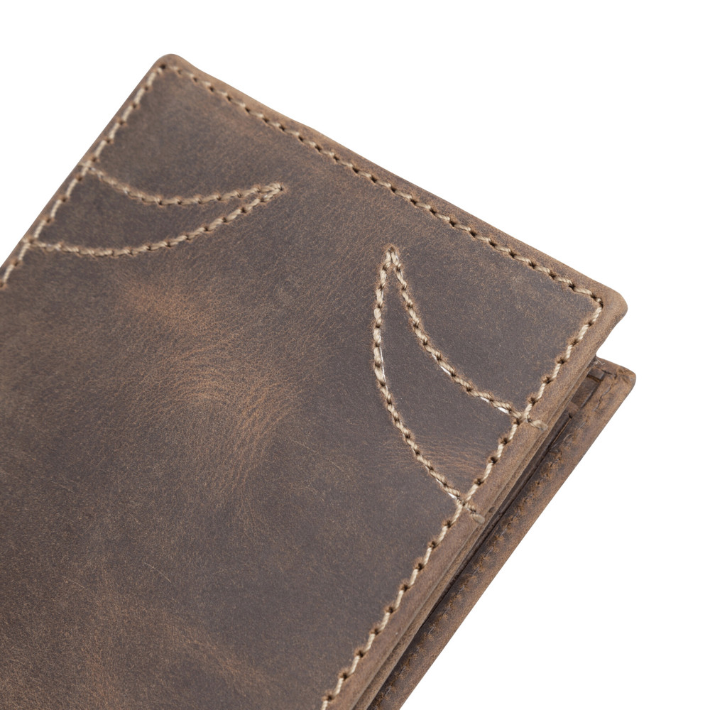WILDERNESS I - Lederen billfold portemonnee