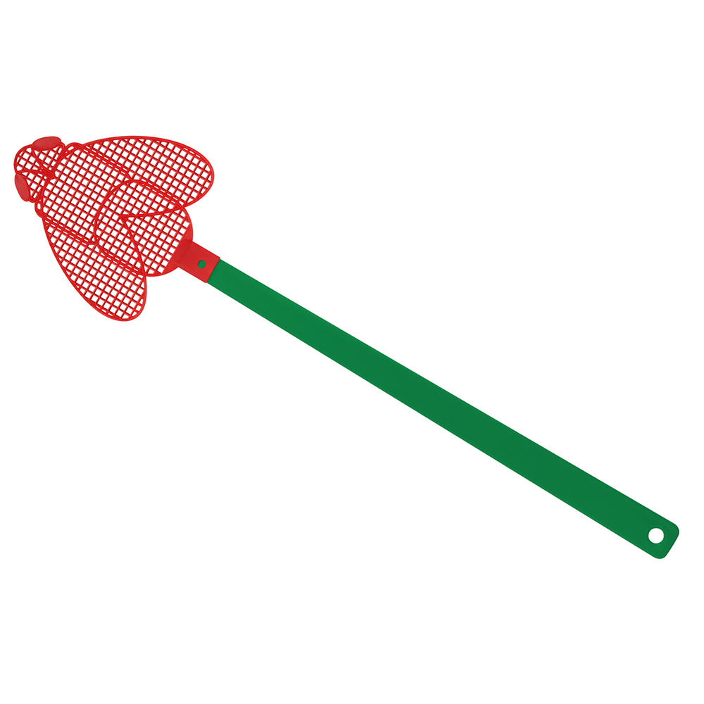 Vliegenmepper "Brummi" - groen/rood