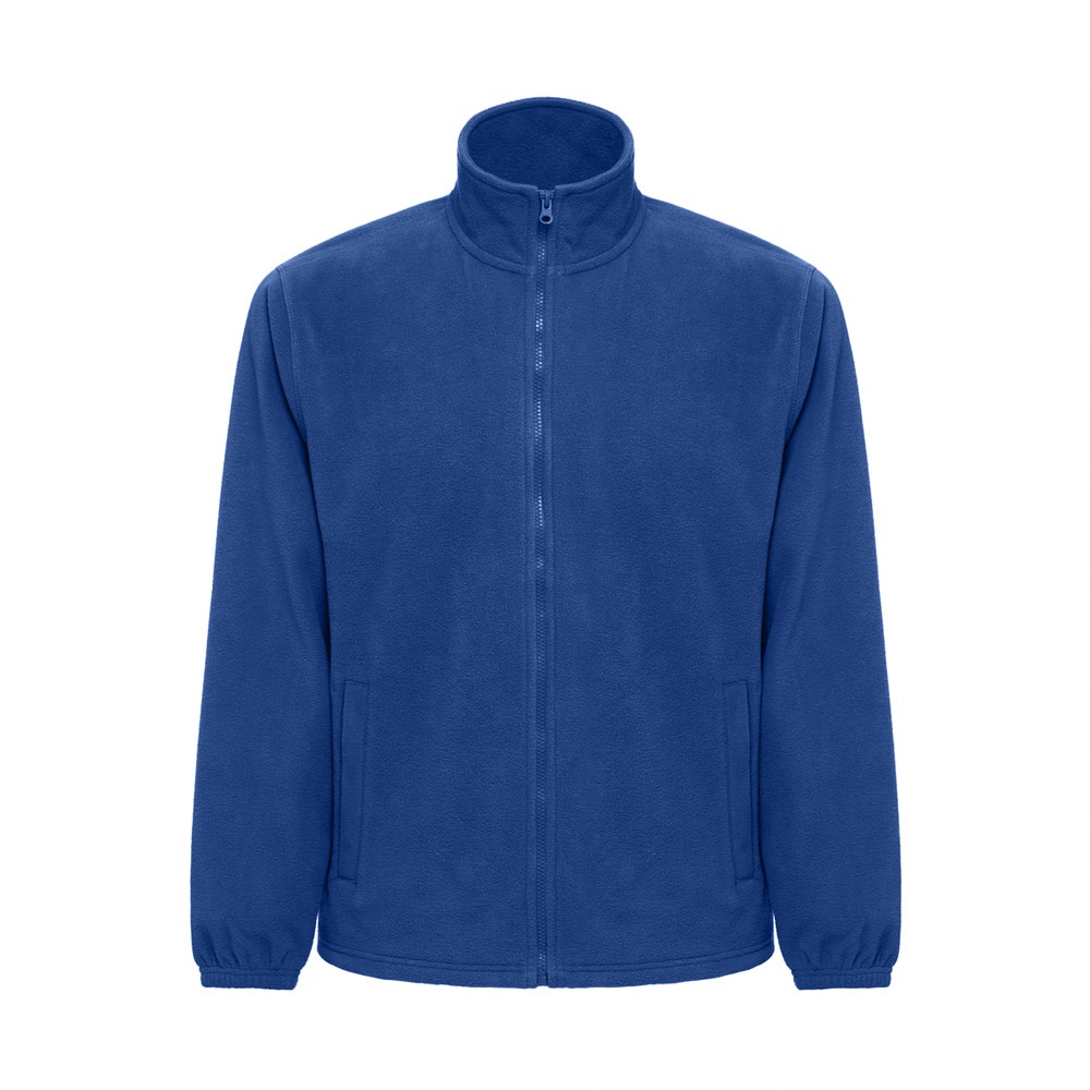 THC GAMA. Heren fleecejack met hoge dichtheid van polyester - Royal blauw