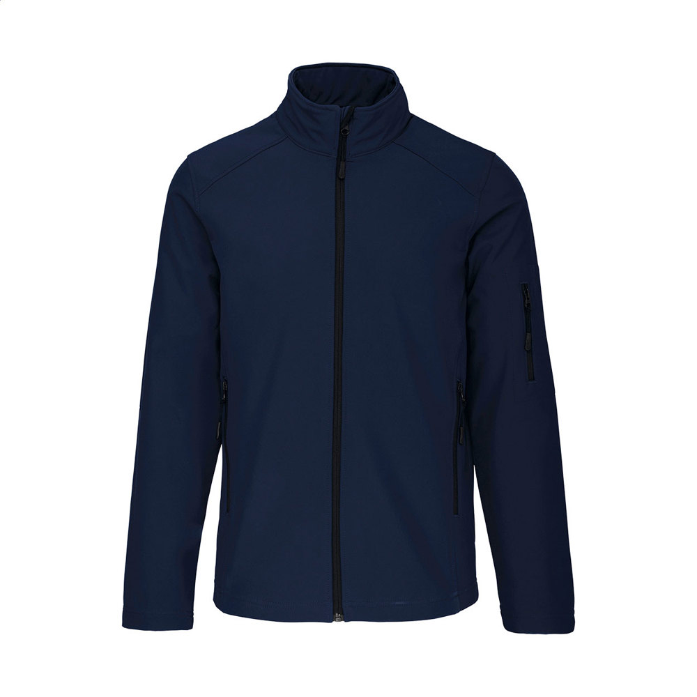 KA401 - 3-laags softshell jas - donker blauw