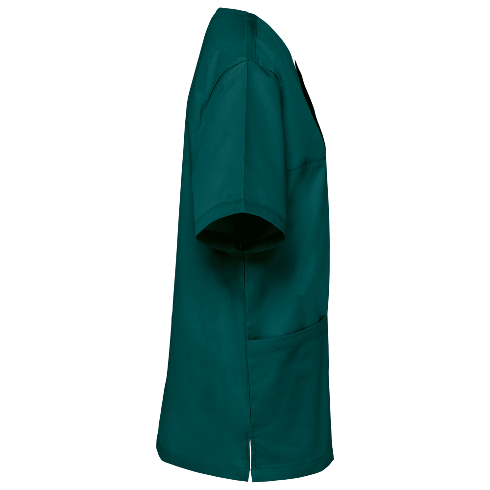 WK507C - Unisex tuniek met korte mouwen in polykatoen