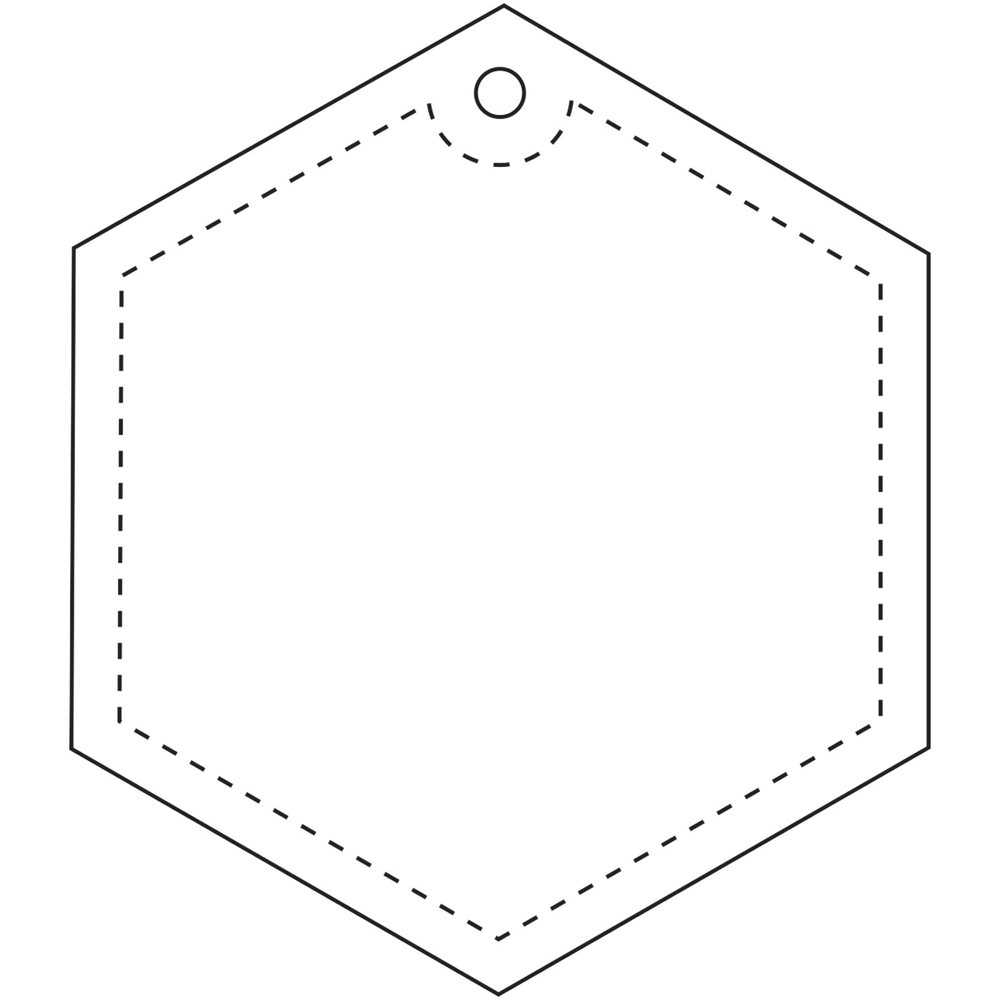 RFX™ H-12 zeshoekige reflecterende TPU hanger