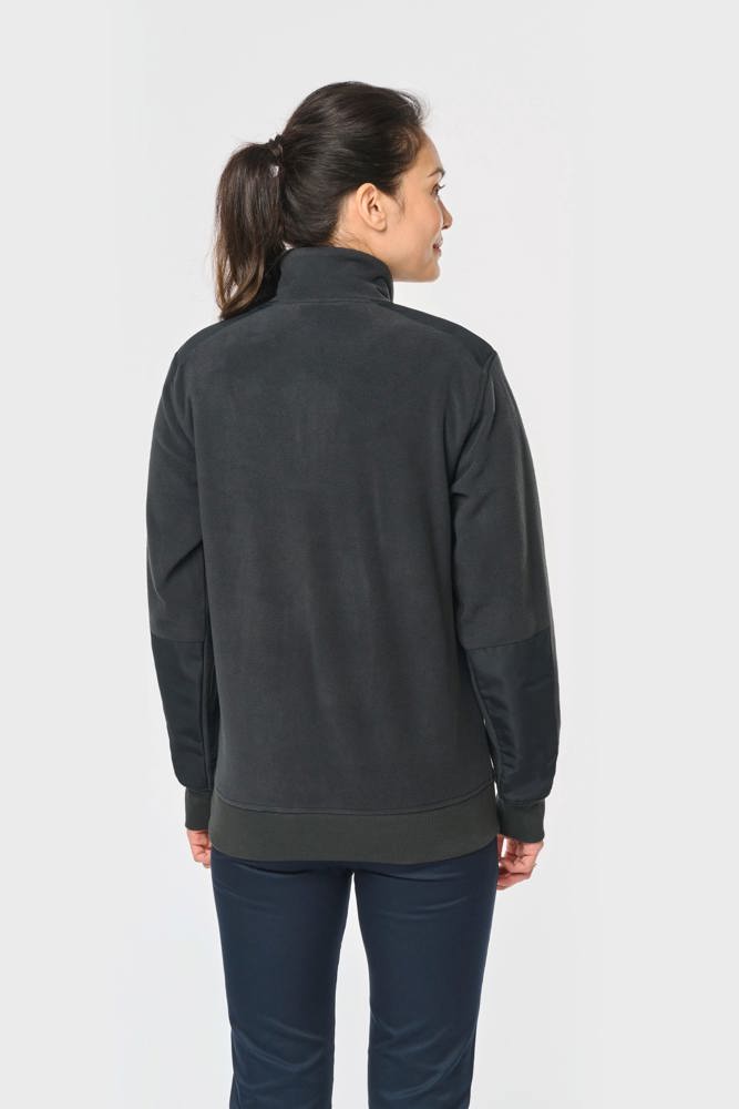 WK905 - Ecologishe fleece met ritskraag unisex