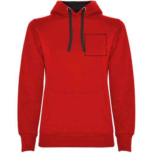 Urban 280 g/m² hoodie voor dames