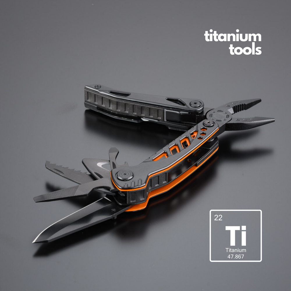 Optima Set II: multitool, zakmes en middelgrote zaklamp