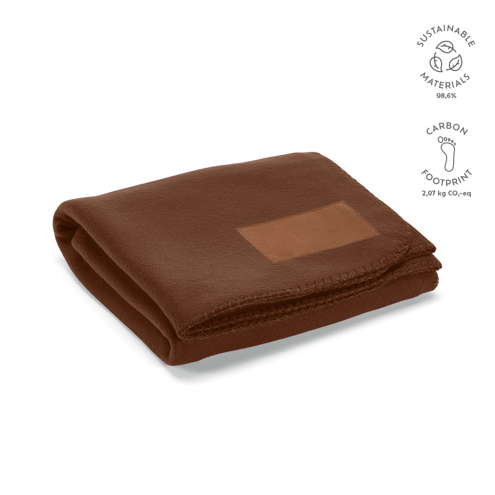 Pollock Deken rPET 180 gsm - donkerbruin