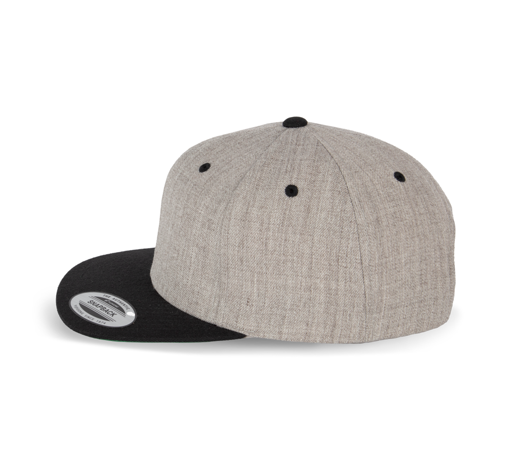 KP910 - Flexfit  pet met platte zonneklep - 6 panelen