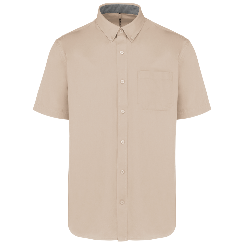 K587 - Katoenen herenoverhemd met korte mouwen "Ariana"