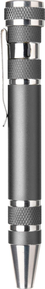 Aluminium zak schoevendraaierset Alyssa - grijs