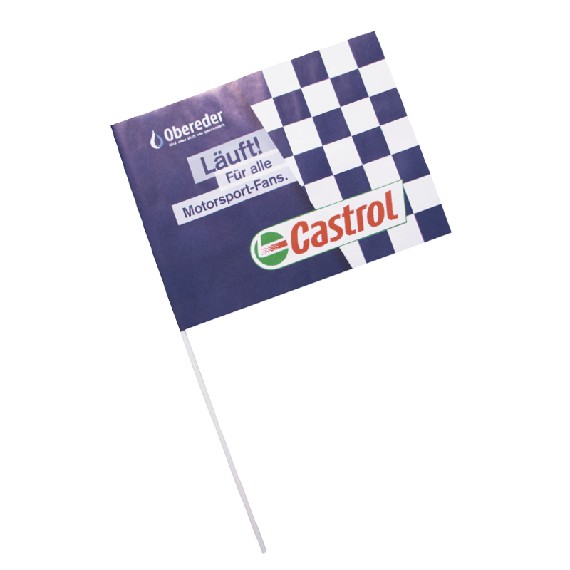 Supportersvlaggen papier