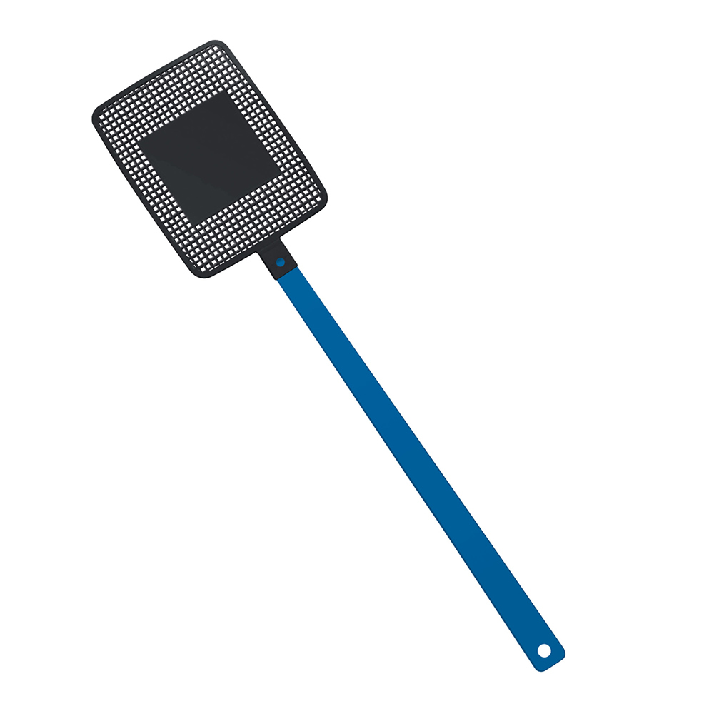 Vliegenmepper "vierkant" - blauw/zwart