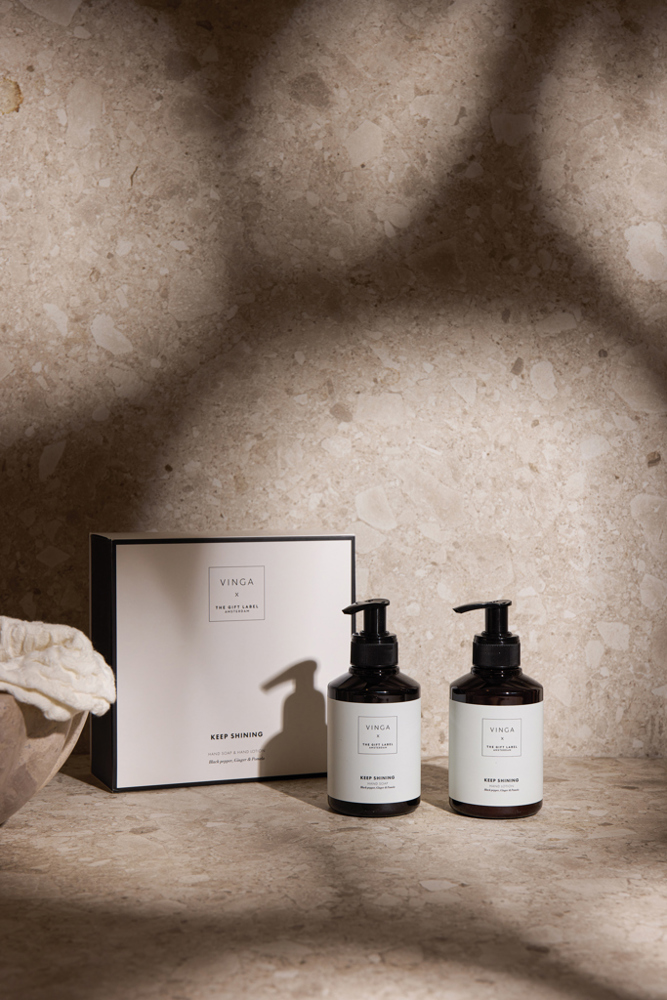 VINGA x TGL giftset voor handverzorging