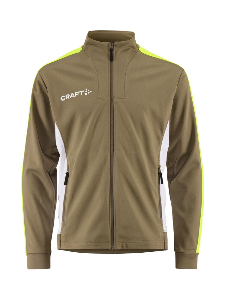 Craft - Evolve 2.0 Contrast Full Zip Jacket Jr - Raw/Contrast yellow