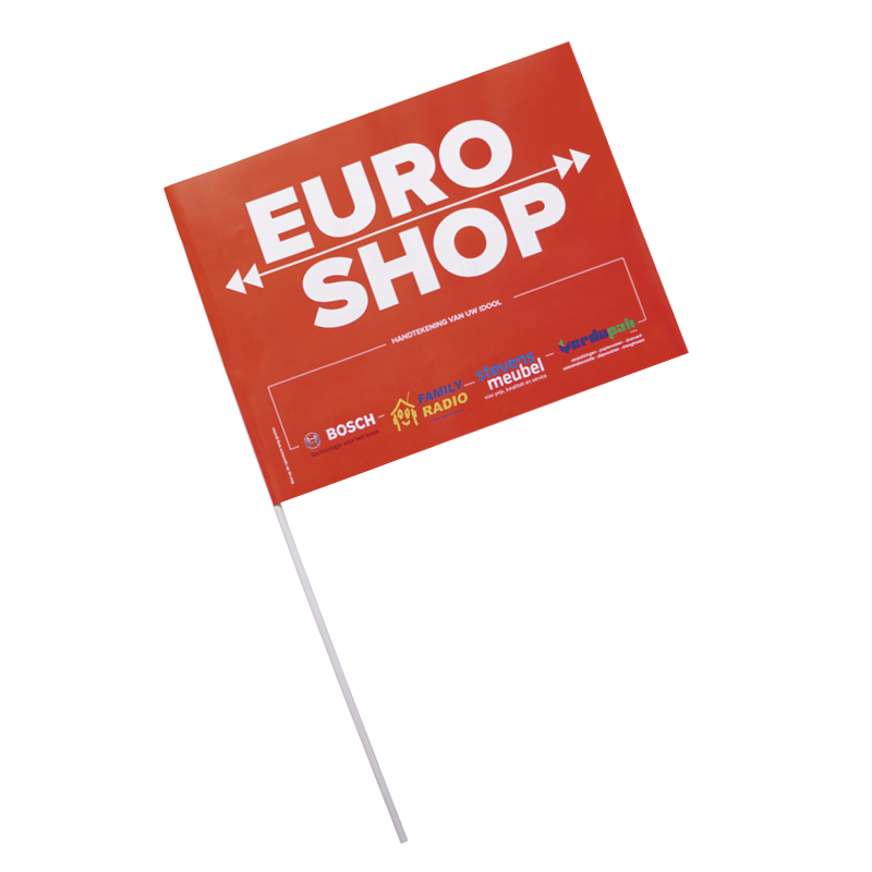 Supportersvlaggen papier