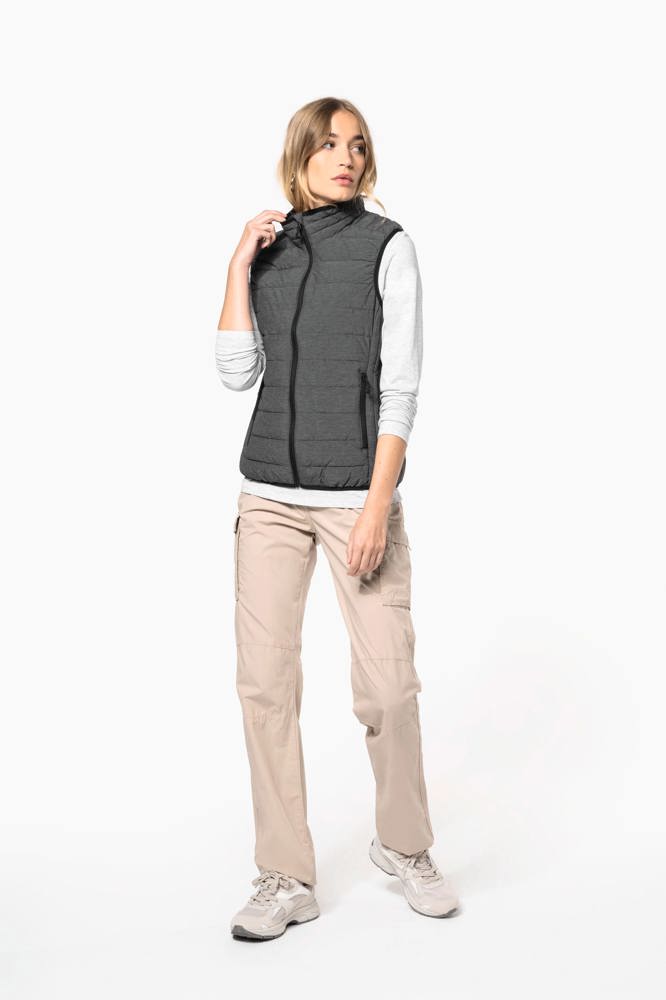 K6114 - Ladies' lightweight sleeveless down jacket