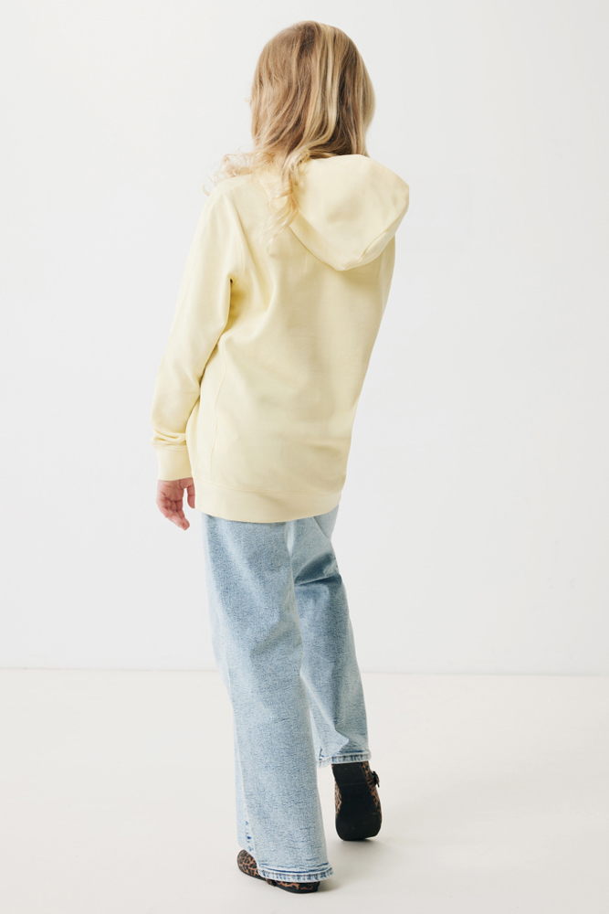 IQONIQ Yengo kids recycled katoen hoodie met steekzakken