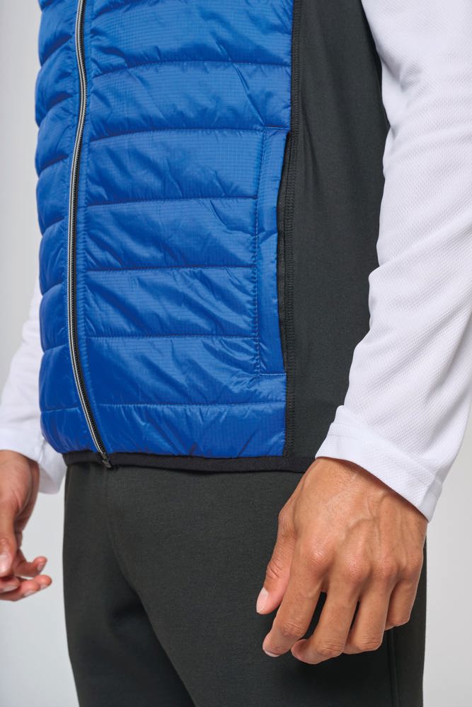 PA235 - BODYWARMER IN TWEE STOFFEN