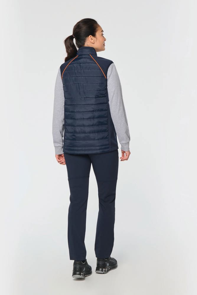WK606 - Bodywarmer Day To Day in twee stoffen