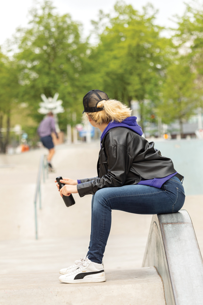 Impact AWARE™ 5 panel recycled katoenen truckercap