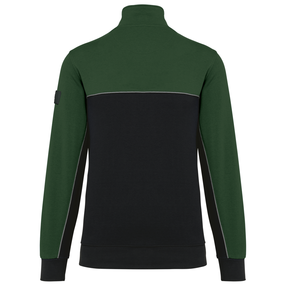 WK404 - Ecologische uniseks sweater met ritskraag
