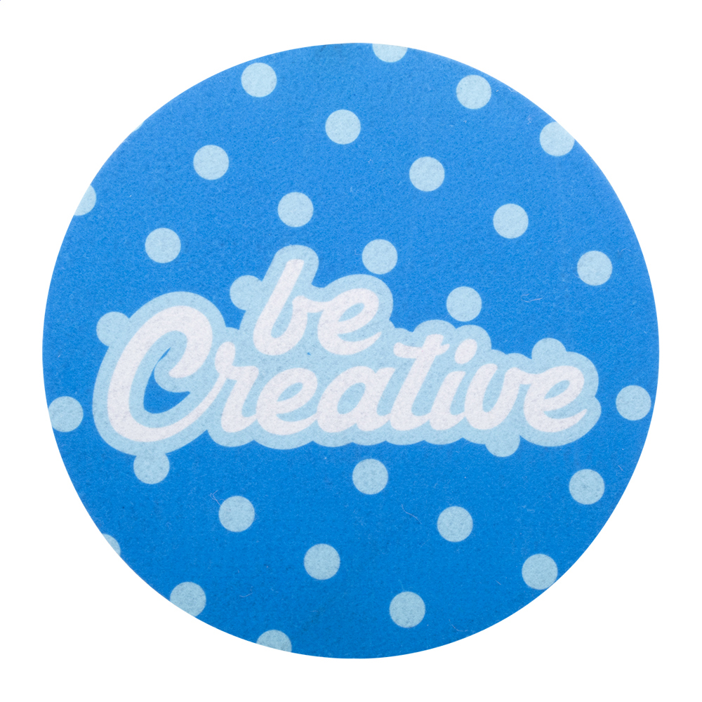 CreaFelt Cursor Round -  custom made RPET-muismat