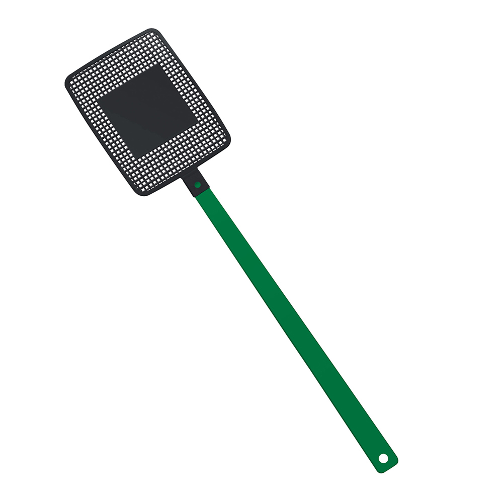 Vliegenmepper "vierkant" - groen/zwart