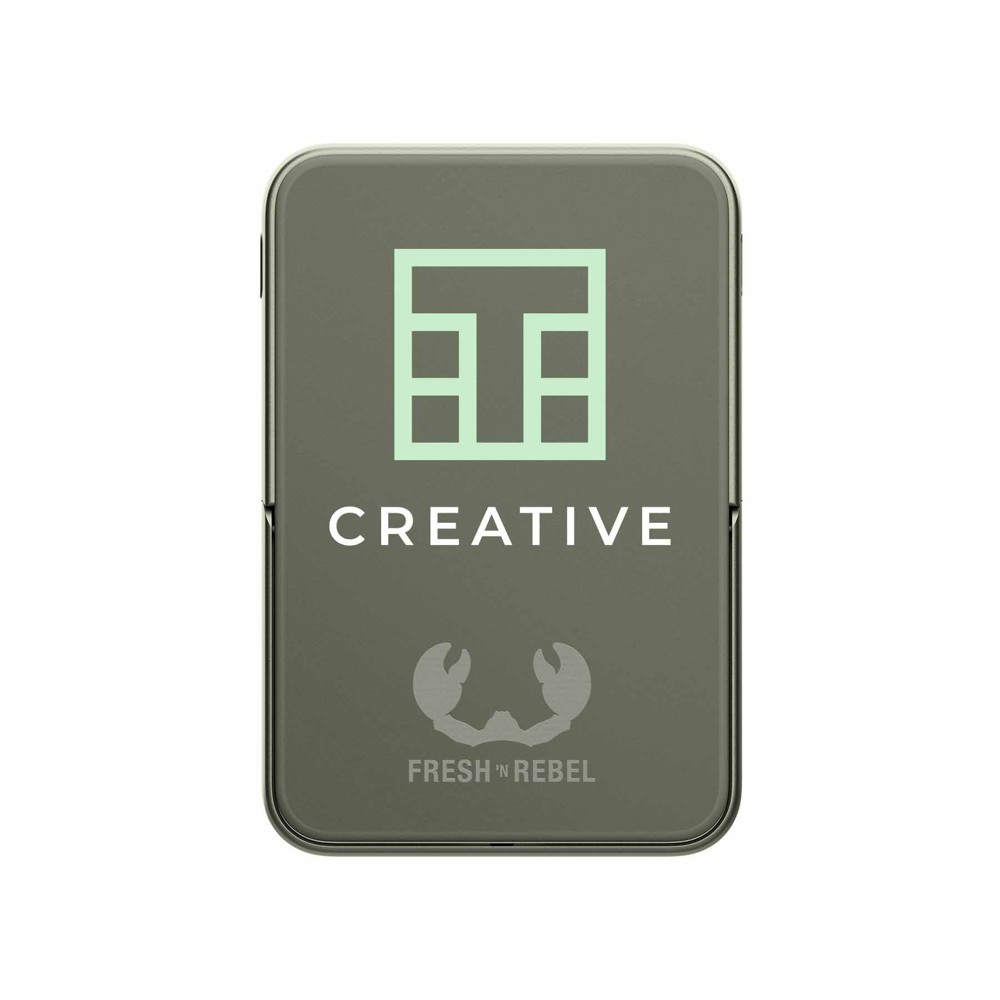 Fresh 'n Rebel Magnetic Wireless Powerbank 5000 mAh- Dried Green