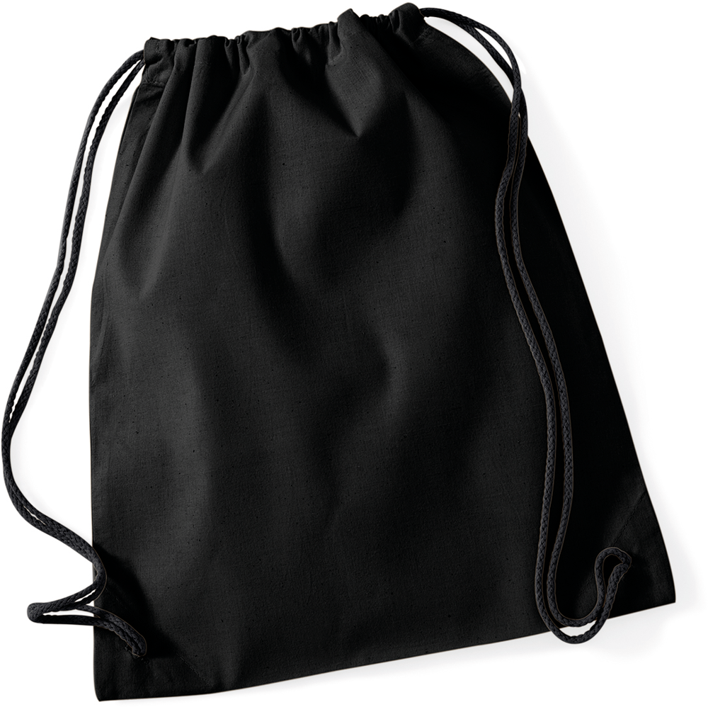 - Katoenen gymtas - Black / Black