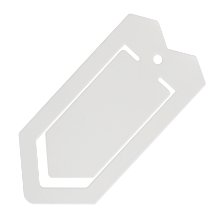 Papierclip pijl - Wit