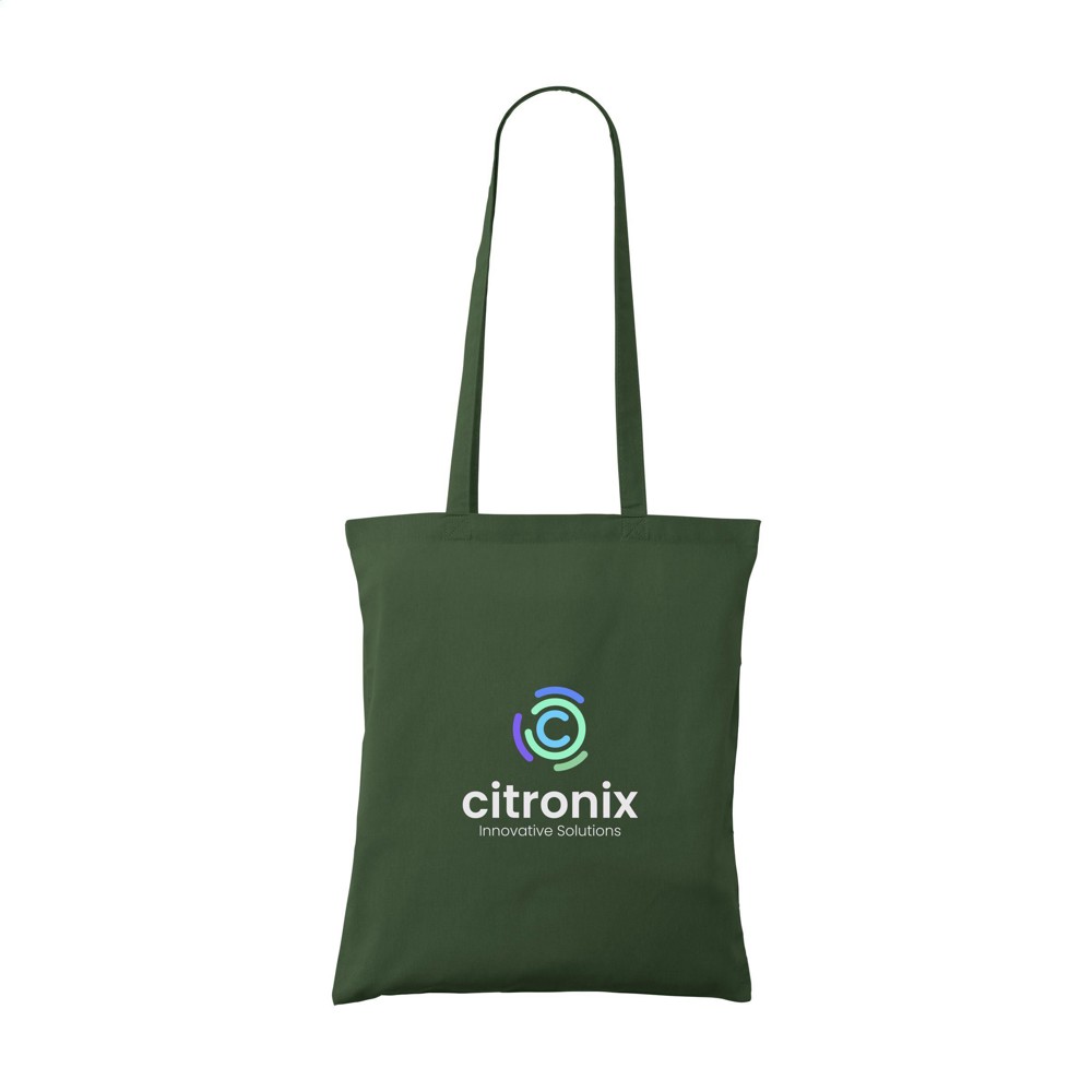 Shoppy Colour Bag (120 g/m²) katoenen tas - groen (± PMS 7736C)
