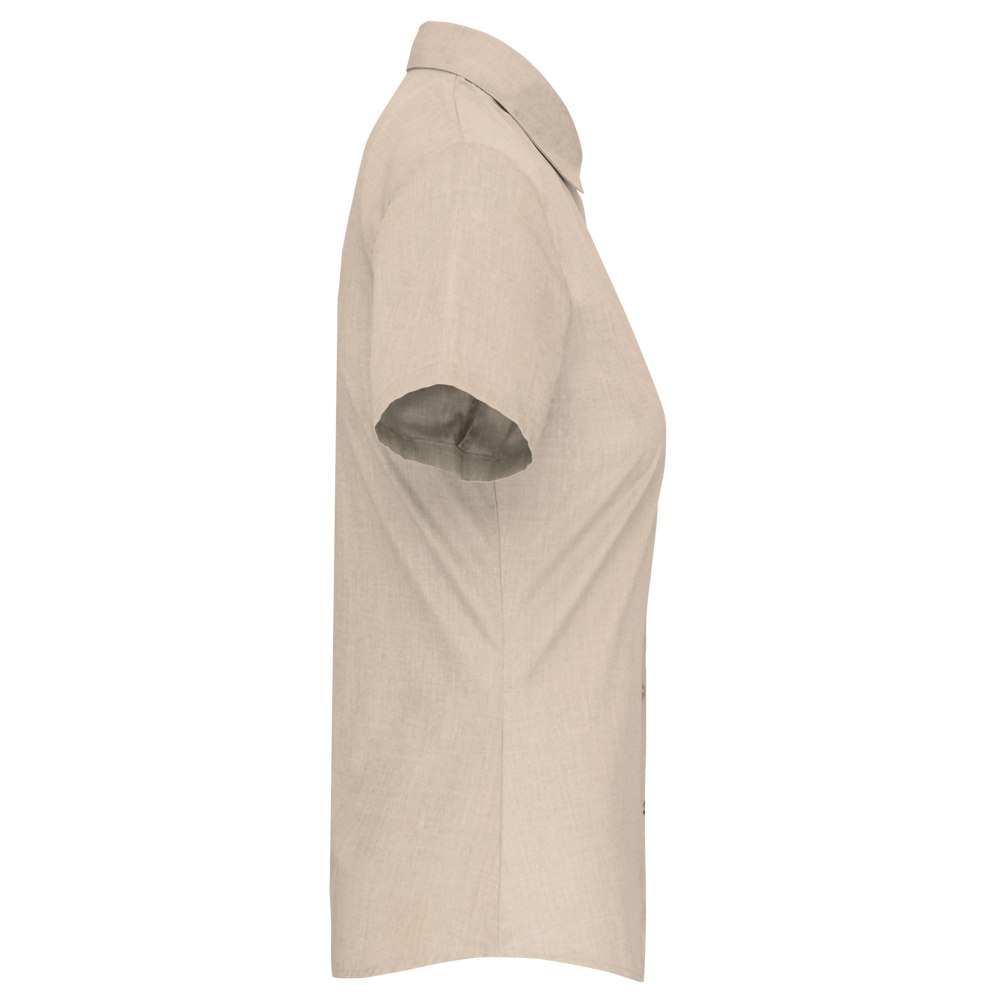 K548C - Overhemd in onderhoudsvriendelijk polykatoen-popeline korte mouwen dames