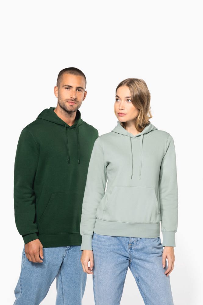 K4027A - Ecologische herensweater met capuchon