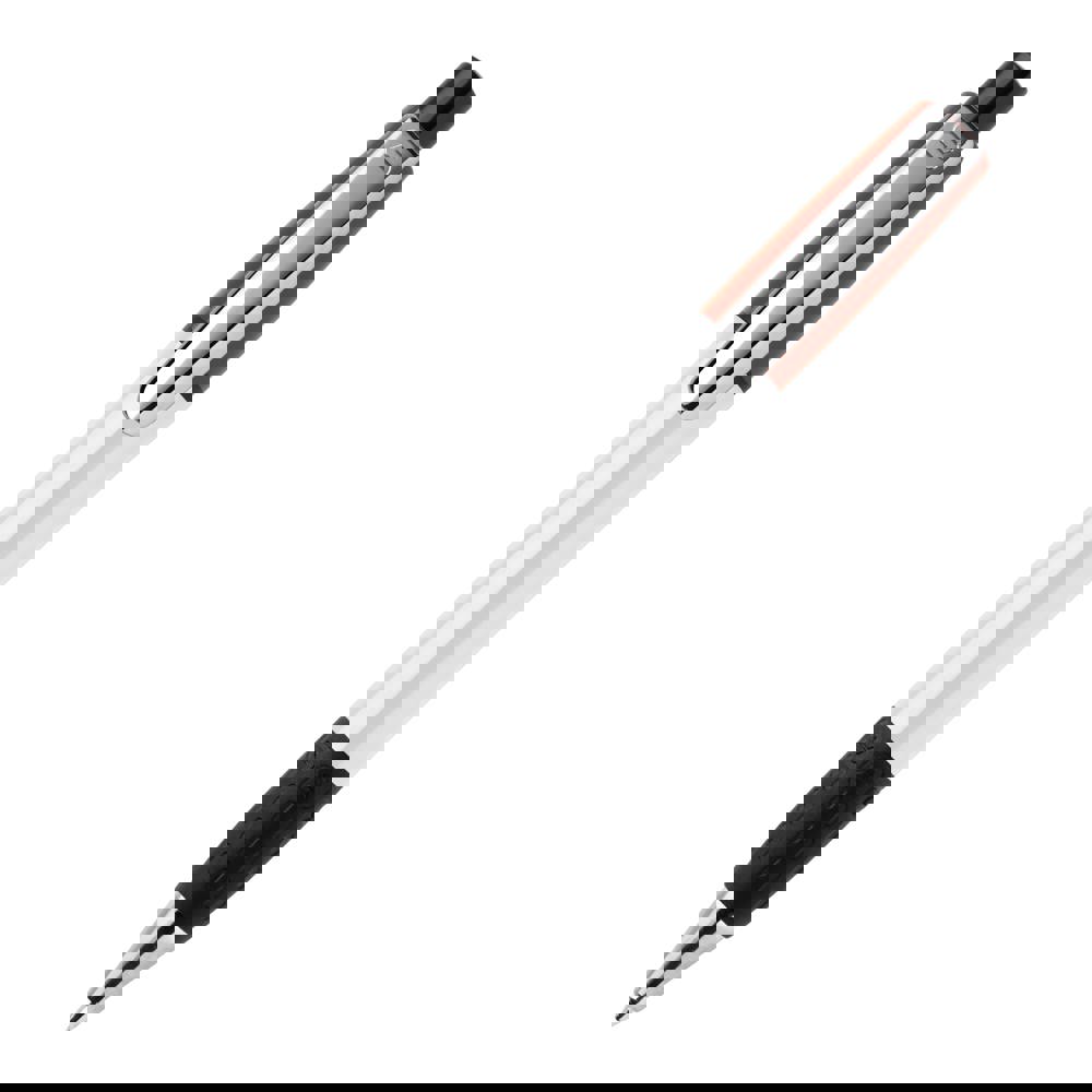 Balpen Semyr Grip Colour hardcolour - Wit / Donker Rood