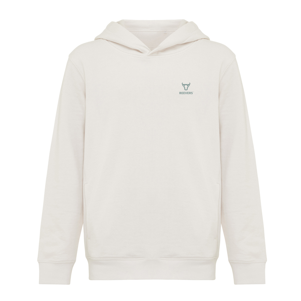 IQONIQ Yengo kids recycled katoen hoodie met steekzakken