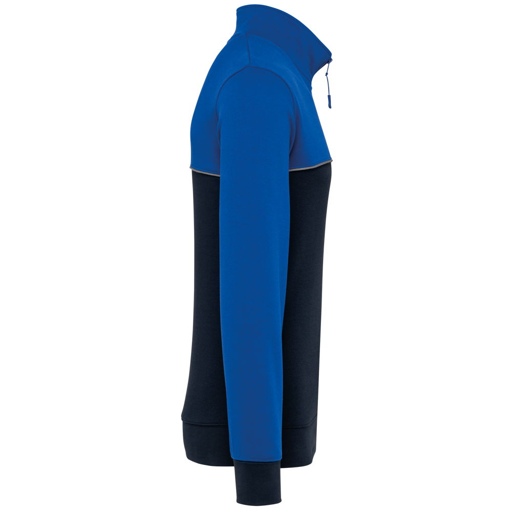 WK404 - Ecologische uniseks sweater met ritskraag