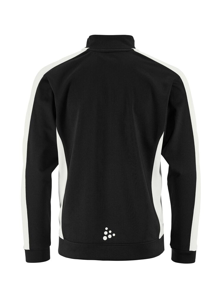 Craft - Evolve 2.0 Contrast Full Zip Jacket Jr Black/Contrast white 146/152