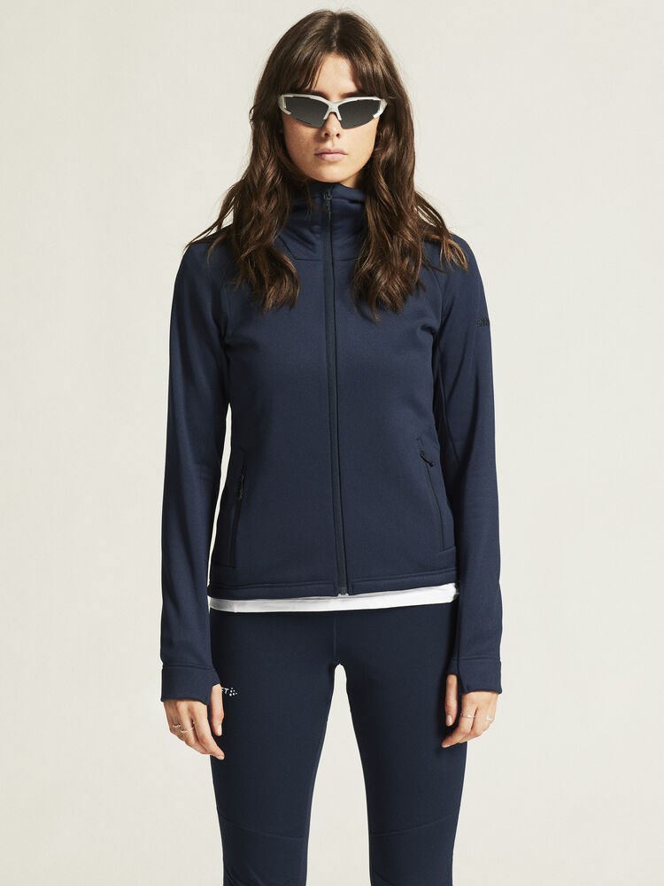 Craft - ADV Explore Power Fleece Hood Jacket W Blaze XS