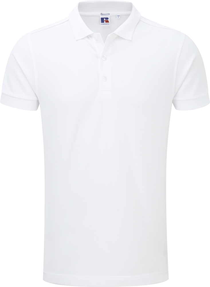 RU566M - Men's Stretch Polo Shirt - White