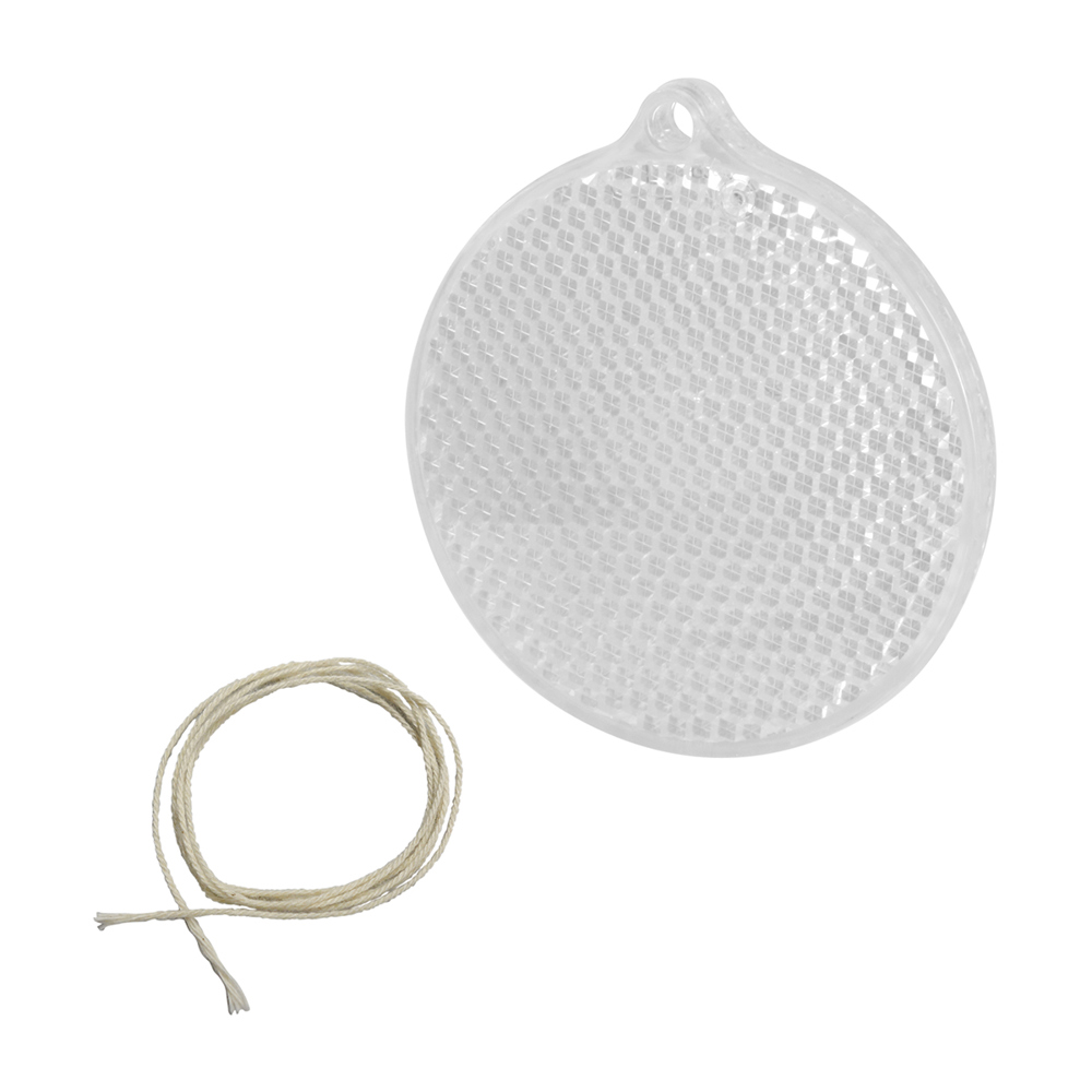 Safety reflector "Cirkel" - glashelder