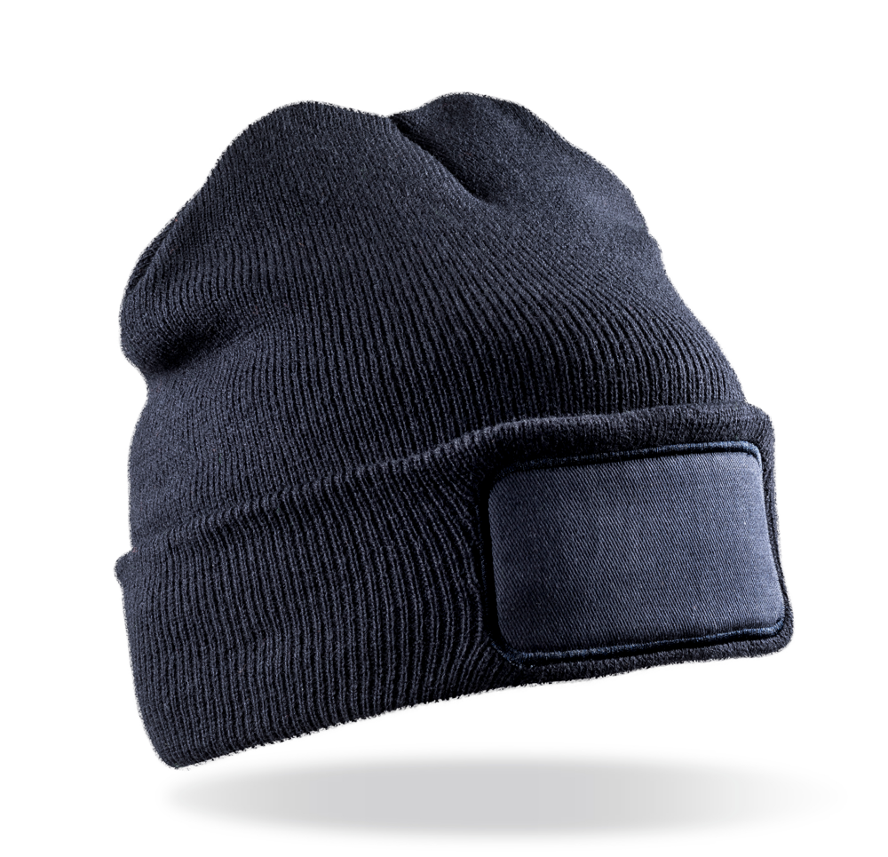 RC927X - Muts dubbel tricot - navy