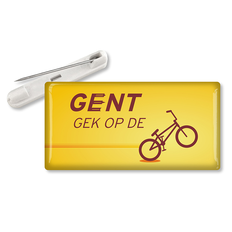 Naambadge Rechthoek 60 x 30 mm