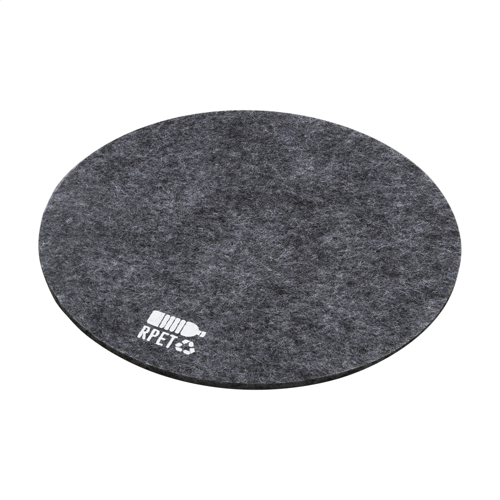 Hefe - RPET vilten onderzetter - Donker Grijs